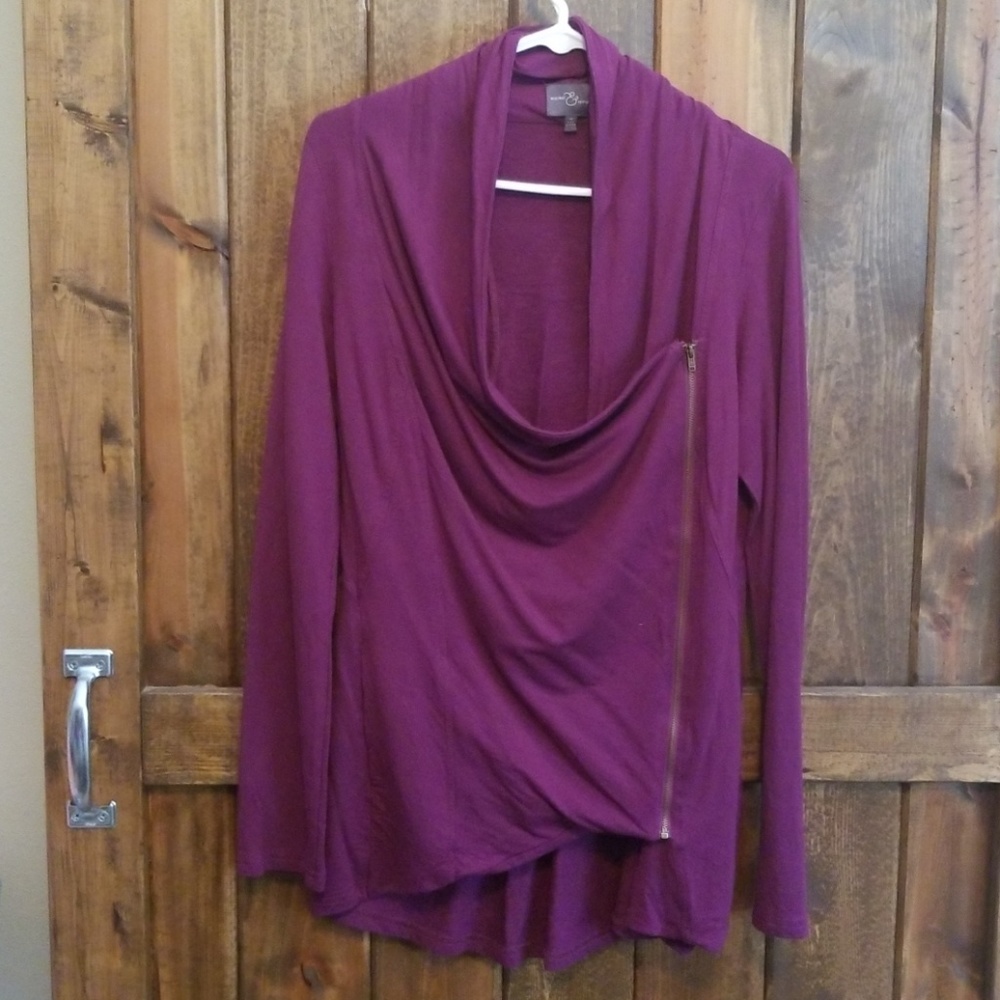 Market & Spruce asymmetrical carigan